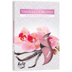 BISPOL świece zapachowe 6szt wanilia / orchidea