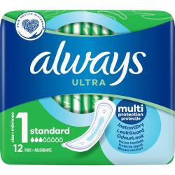 Always Ultra Standard 12szt. podpaski