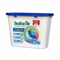 Ludwik kapsułki do prania Color 22 sztuki