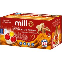 Mill kapsułki do prania uniwersalne 24szt. + perfumy do tkanin Sydney