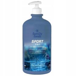 Family Fresh żel pod prysznic 2w1 1000ml Sport