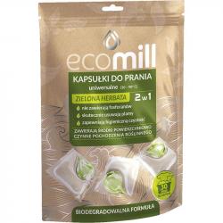 Ecomill kapsułki do prania Uniwersalne 30szt. Zielona Herbata