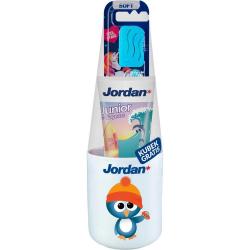 Jordan 6-12 lat Zestaw Step Junior (szczotka+pasta+kubek)