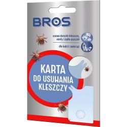 Bros karta do usuwania kleszczy