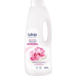 Luksja Softening płyn do kąpieli 1,5L Róża i Proteiny Mleka