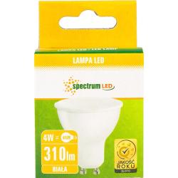 Spectum LED żarówka GU10 4W neutralna biała