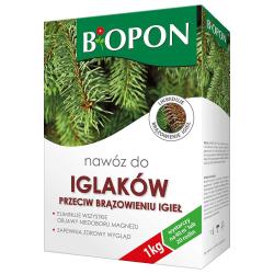 Biopon nawóz do iglaków 1kg przeciw brązowieniu igieł