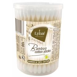 Mattes Lybar patyczki higieniczne do uszu 100szt. bambusowe pudełko