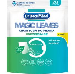 Dr. Beckmann Magic Leaves chusteczki do prania uniwersalne 20szt. Wiosenna Świeżość