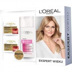 Loreal Zestaw Ekspert Wieku Potrójna Moc 50+ krem na dzień 50ml + mleczko oczyszczające 200ml + krem na noc 50ml