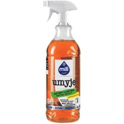 Mill Clean UMYJE płyn do szyb 1,22L Pomarańcza