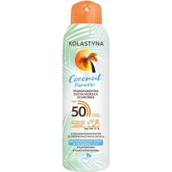 Kolastyna Coconut Paradise mgiełka do opalania w sprayu SPF50 150ml