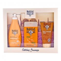 Le Petit Marseillais zestaw mleczko + żel pod prysznic + peeling do ciała