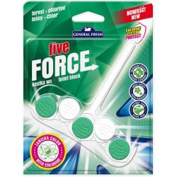 General Fresh Five Force kostka do WC 50g Las/Chlor