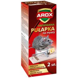 Arox pułapka na myszy drewniana 2szt