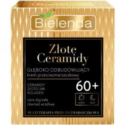 Bielenda Złote Ceramidy krem do twarzy 60+ głęboko odbudowujący 50ml