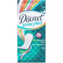 Discreet wkładki higieniczne Deo Waterlily Zone Plus 16szt