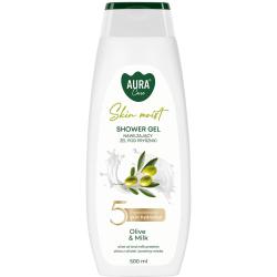 Bispol Aura żel pod prysznic Oliwka/Mleko 500ml