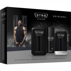 STR8 zestaw Original woda toaletowa 100ml + dezodorant 150ml + woda po goleniu 50ml