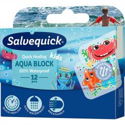 Salvequick Aqua Block Kids 12szt plastry wodoodporne