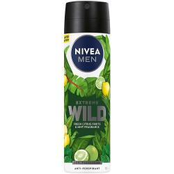 Nivea Men deo spray Extreme Wild 150ml Owoce Cytrusowe i Mięta