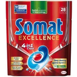 Somat Excellence 4in1 tabletki do zmywarek 28 sztuk
