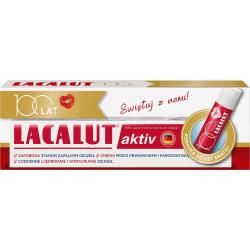 Lacalut Aktiv 75ml pasta do zębów + pomadka gratis