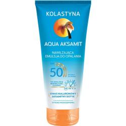 Kolastyna Aqua Aksamit emulsja do opalania SPF50 200ml nawilżająca