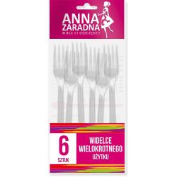 Anna Zaradna widelce wielorazowe 6 sztuk