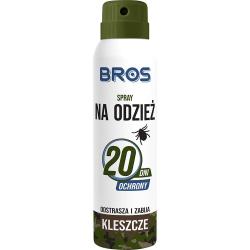 Bros spray na odzież odstrasza i zabija kleszcze 90ml