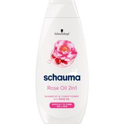 Schauma szampon 400ml Olejek różany 2in1