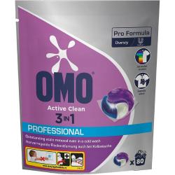 Omo Professional Active Clean kapsułki piorące 3w1 80szt.