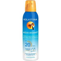 Kolastyna Aqua Aksamit emulsja do opalania w sprayu SPF20 150ml