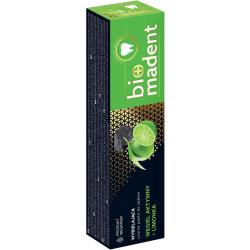 Bio Madent pasta do zębów wybielająca 100ml Węgiel z bambusa i Limonka