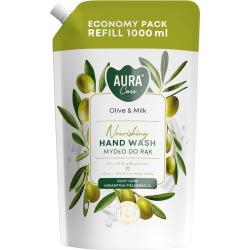 Bispol Aura zapas mydła w płynie 1L Oliwka i Mleko