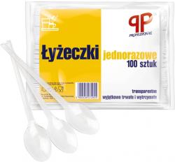 PP łyżeczki do kawy transparentne bardzo grube i mocne 100szt