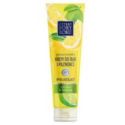Cztery Pory Roku krem cytrynowy do rąk 130ml