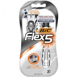 Bic Flex 5 Hybrid maszynki do golenia 5 ostrzy 3szt.