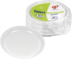PP talerze plastikowe 1-dzielne 22cm 100szt