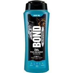 Bond żel pod prysznic 3w1 400ml Survival