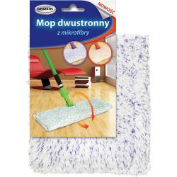 Grosik mop dwustronny z mikrofibry- wkład