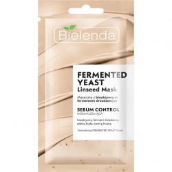 Bielenda Fermented Yeast maska do twarzy z peelingiem 8g Normalizująca