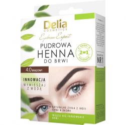 Delia Henna pudrowa do brwi Brązowa