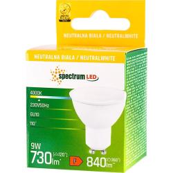 Spectrum LED żarówka GU10 9W neutralna biała