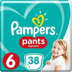 Pampers Pants pieluszki 6 Extra Large 38 sztuk