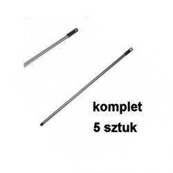 Cluo trzonki do mopa i miotły komplet 110cm gwint standardowy (komplet 5 szt.)