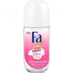 Fa Fresh & Free roll-on 50ml Grapefruit & Lychee