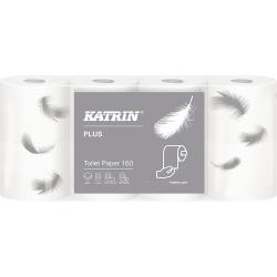 Katrin plus 112966 papier toaletowy, 2-warstwowy, 8 sztuk