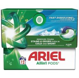 Ariel All In 1 Pods kapsułki do prania 12 szt. Alpine