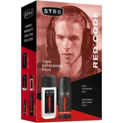STR8 zestaw Red Code dezodorant perfumowany 85ml + dezodorant 150ml